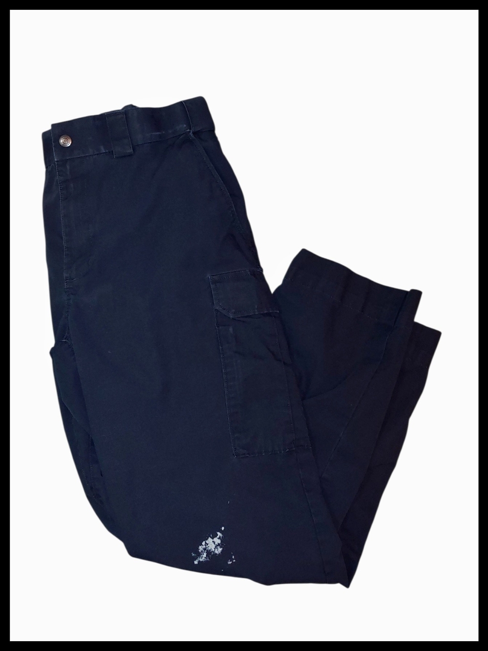 5.11 Tactical TACLITE PDU Class B Cargo Pants 74371 Midnight Navy *paint stain*